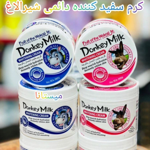 کرم روشن کننده و آبرسان شیر الاغ ۲۰۰ گرم کاسه ای